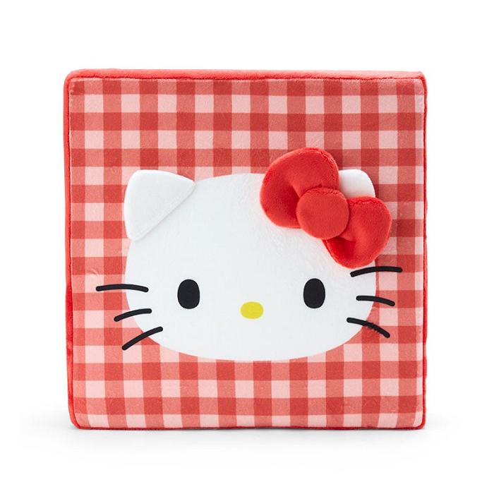 Hello Kitty Hello Kitty Floor Face Cushion Czerwone | PL_HK67082