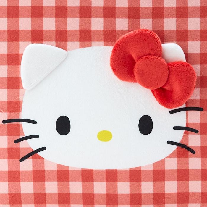 Hello Kitty Hello Kitty Floor Face Cushion Czerwone | PL_HK67082