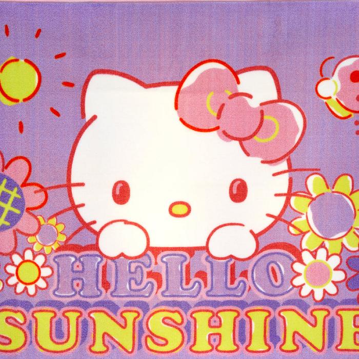 Hello Kitty Hello Kitty Flower Bed Area Rug Fioletowe | PL_HK50700