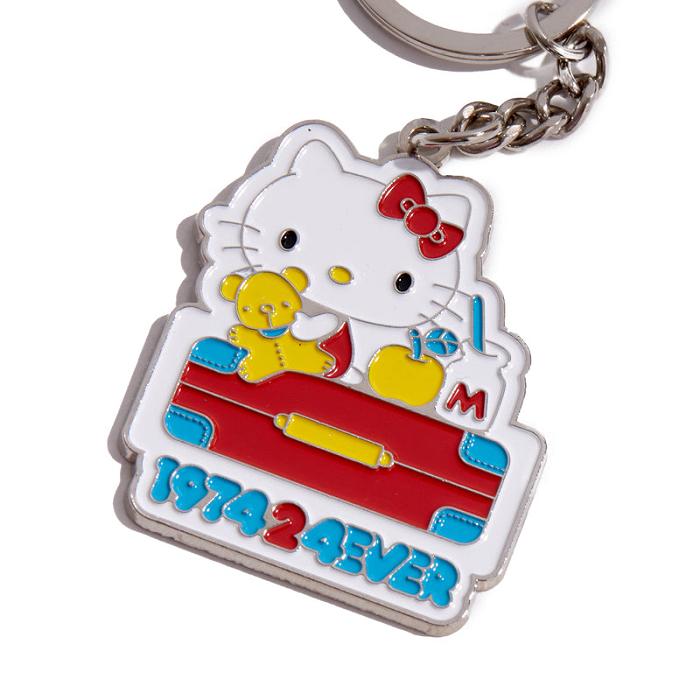 Hello Kitty Hello Kitty Friends Around The World 45th Anniversary Enamel Keychain Niebieskie | PL_HK17202