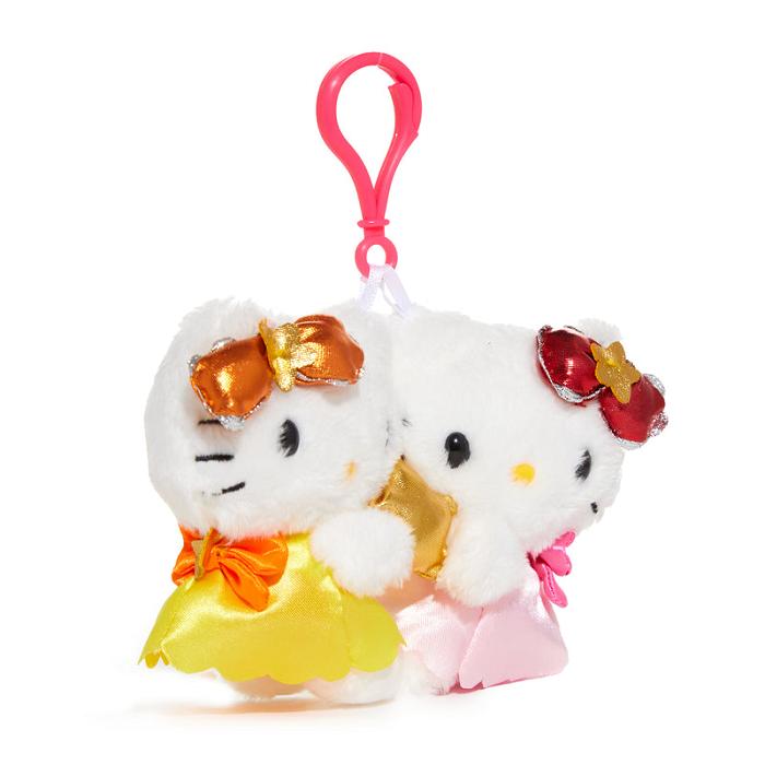 Hello Kitty Hello Kitty Gemini Mascot Clip (Zodiac Series) Żółte Różowe | PL_HK67409