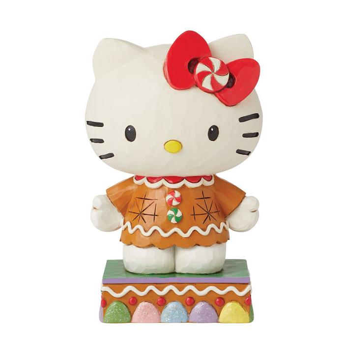 Hello Kitty Hello Kitty Gingerbread Figurine (Jim Shore Sanrio Collection) Brązowe | PL_HK77231