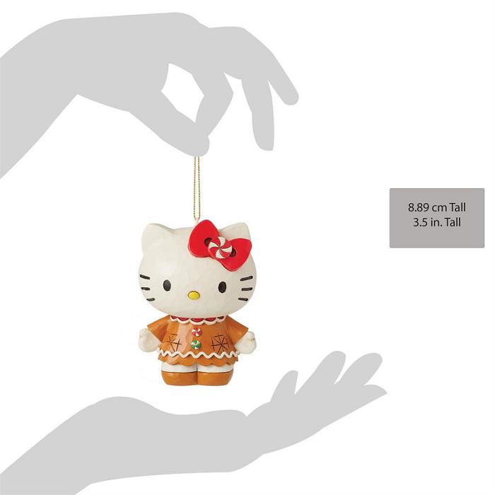 Hello Kitty Hello Kitty Gingerbread Hanging Ornament (Jim Shore Sanrio Collection) Brązowe | PL_HK47209