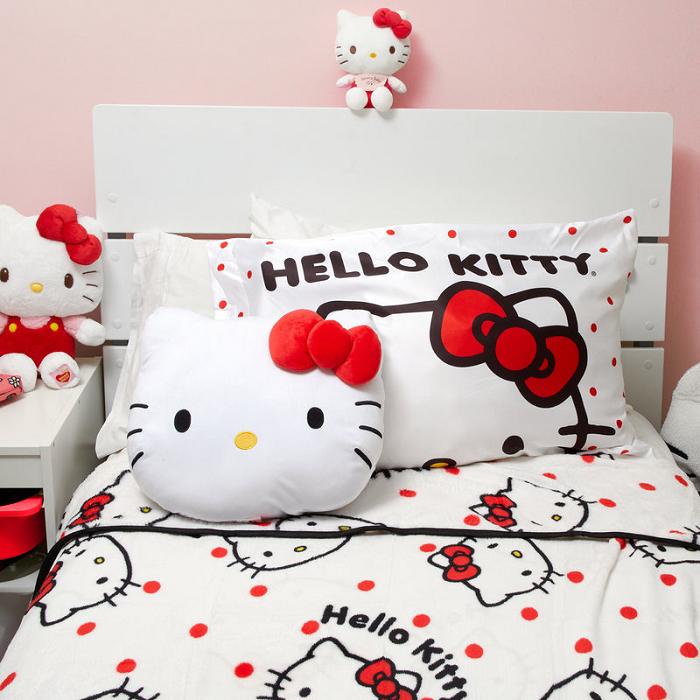 Hello Kitty Hello Kitty Glam Satin Pillowcase Różowe | PL_HK92972