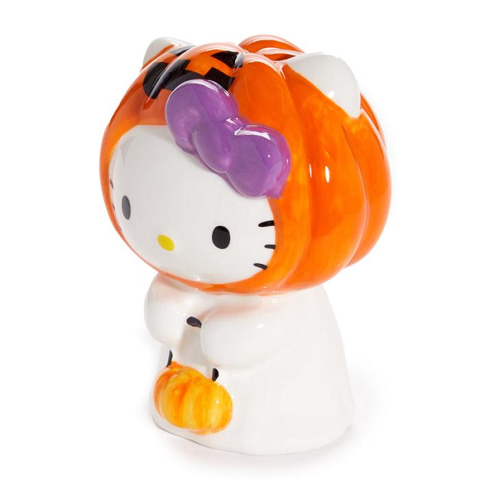 Hello Kitty Hello Kitty Halloween Trick or Treat Ghost Ceramic Figurine Pomarańczowe | PL_HK86875