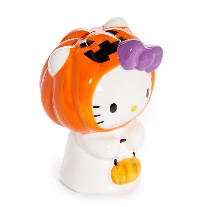 Hello Kitty Hello Kitty Halloween Trick or Treat Ghost Ceramic Figurine Pomarańczowe | PL_HK86875