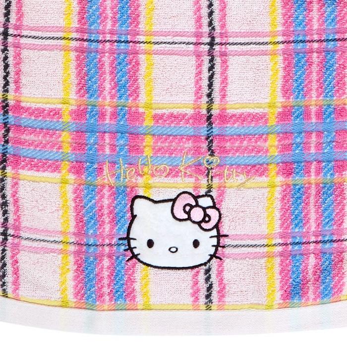 Hello Kitty Hello Kitty Hand Towel (Hello Kitty Dress Tartan Series) Różowe | PL_HK21120