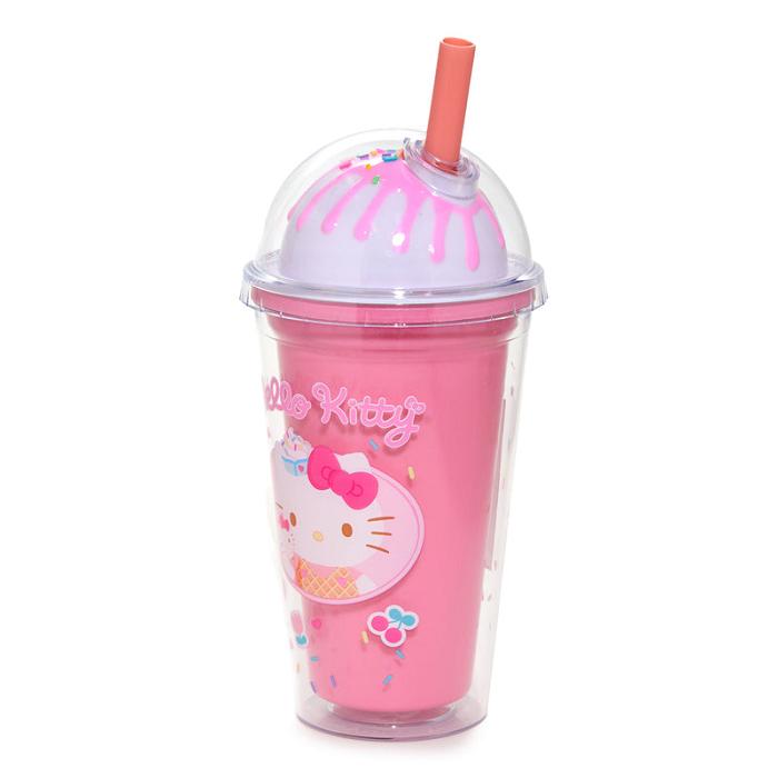 Hello Kitty Hello Kitty Ice Cream Dome Acrylic Tumbler Różowe | PL_HK22060