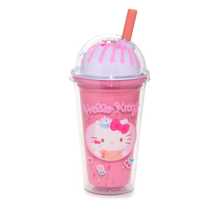 Hello Kitty Hello Kitty Ice Cream Dome Acrylic Tumbler Różowe | PL_HK22060