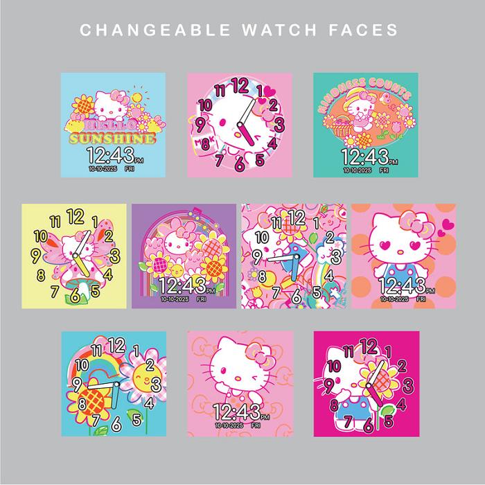 Hello Kitty Hello Kitty Interactive Kids Watch Różowe | PL_HK79175