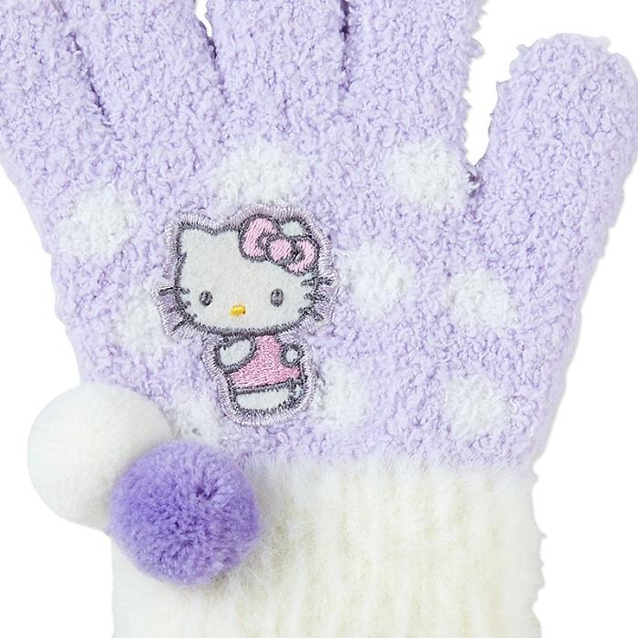 Hello Kitty Hello Kitty Kids Cozy Gloves Fioletowe | PL_HK14211