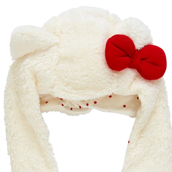 Hello Kitty Hello Kitty Kids Hooded Wrap Scarf Białe Czerwone | PL_HK79490