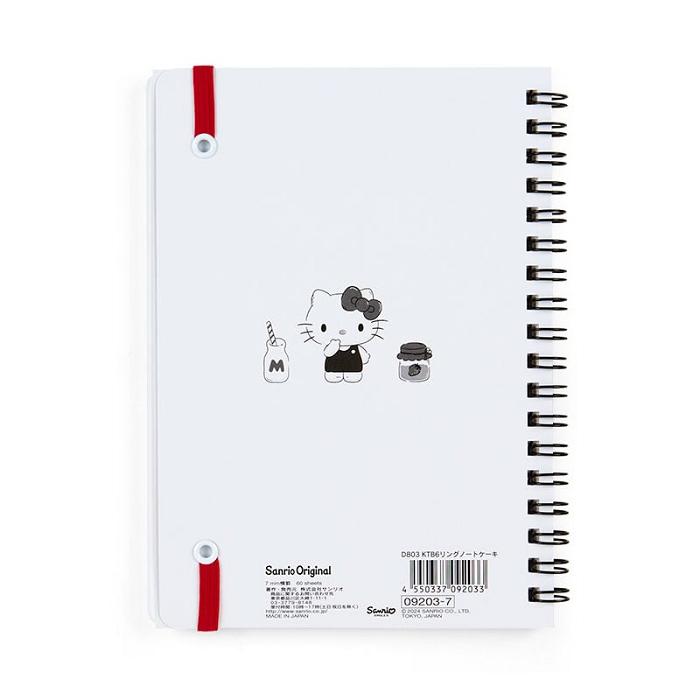 Hello Kitty Hello Kitty Lined Notebook (Elastic Closure) Białe | PL_HK38996