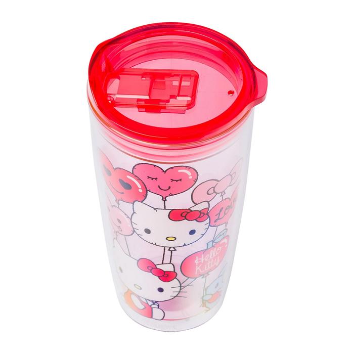 Hello Kitty Hello Kitty Love Balloons Double Wall Tumbler Czerwone | PL_HK75512