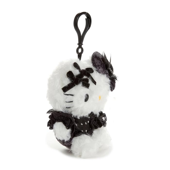 Hello Kitty Hello Kitty Mascot Clip (Pretty Pose Monochrome Series) Czarne | PL_HK46580