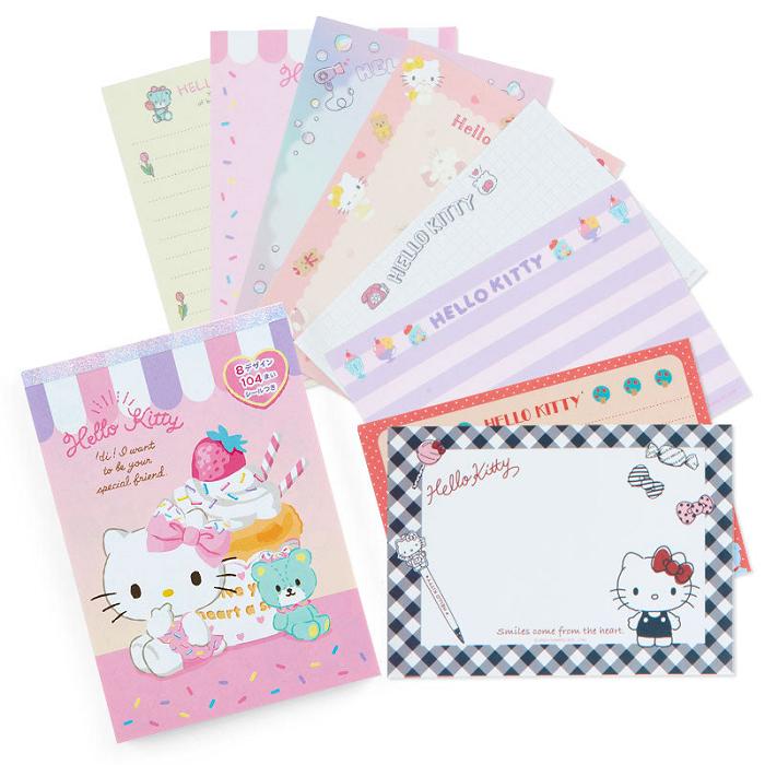 Hello Kitty Hello Kitty Memo Pad & Sticker Set Różowe | PL_HK28051