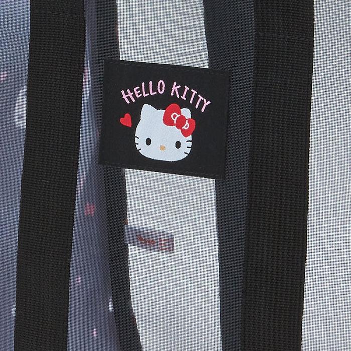 Hello Kitty Hello Kitty Mesh Storage Tote (Medium) Czarne | PL_HK91043