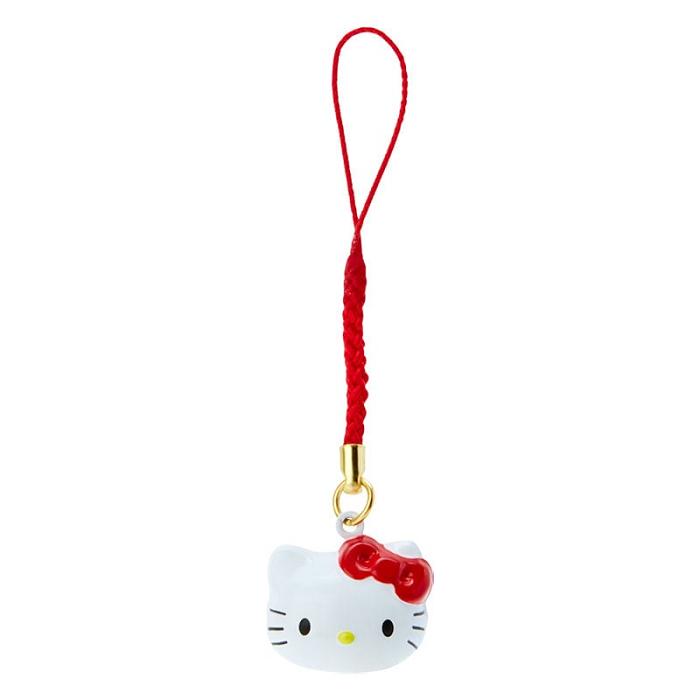 Hello Kitty Hello Kitty Mini Mascot Bell Charm Białe Czerwone | PL_HK54618