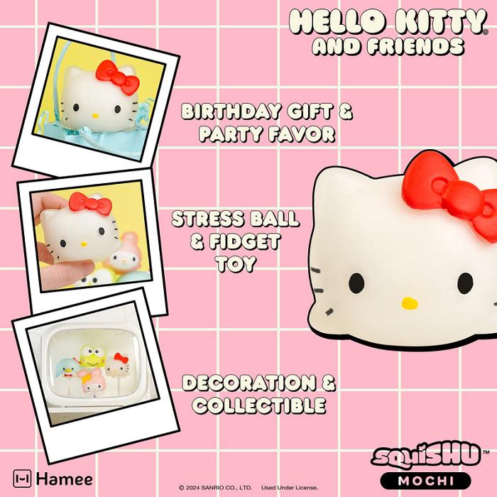 Hello Kitty Hello Kitty Mochi SquiSHU (Series 2) Kremowe | PL_HK89682