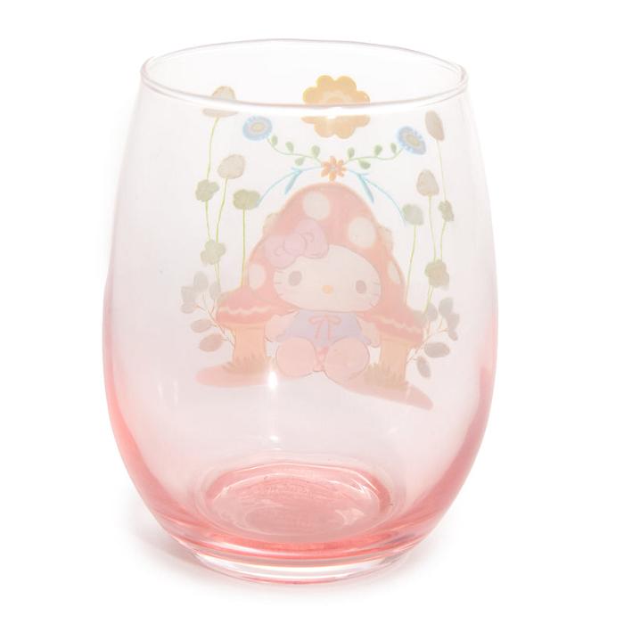 Hello Kitty Hello Kitty Mushroom Glass Tumbler Różowe | PL_HK55316