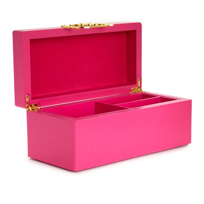 Hello Kitty Hello Kitty Pink Lacquered Jewelry Box Organizer Różowe | PL_HK19954