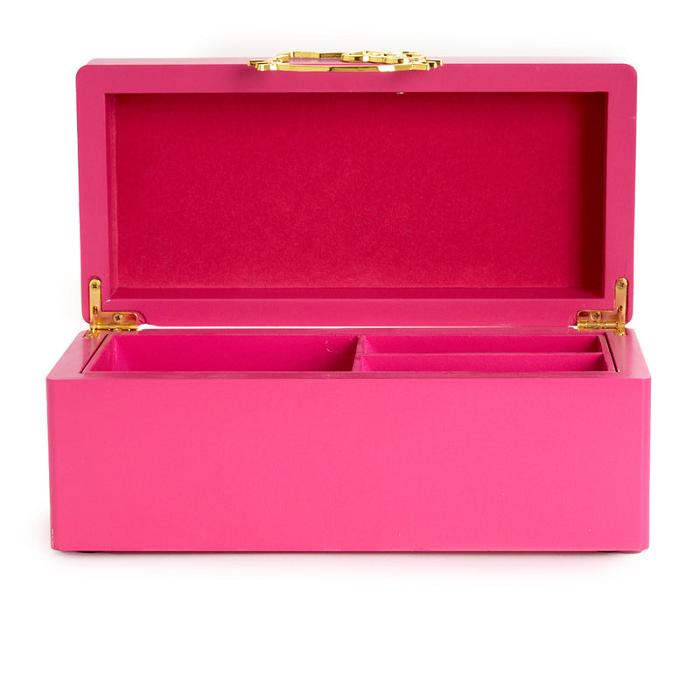 Hello Kitty Hello Kitty Pink Lacquered Jewelry Box Organizer Różowe | PL_HK19954