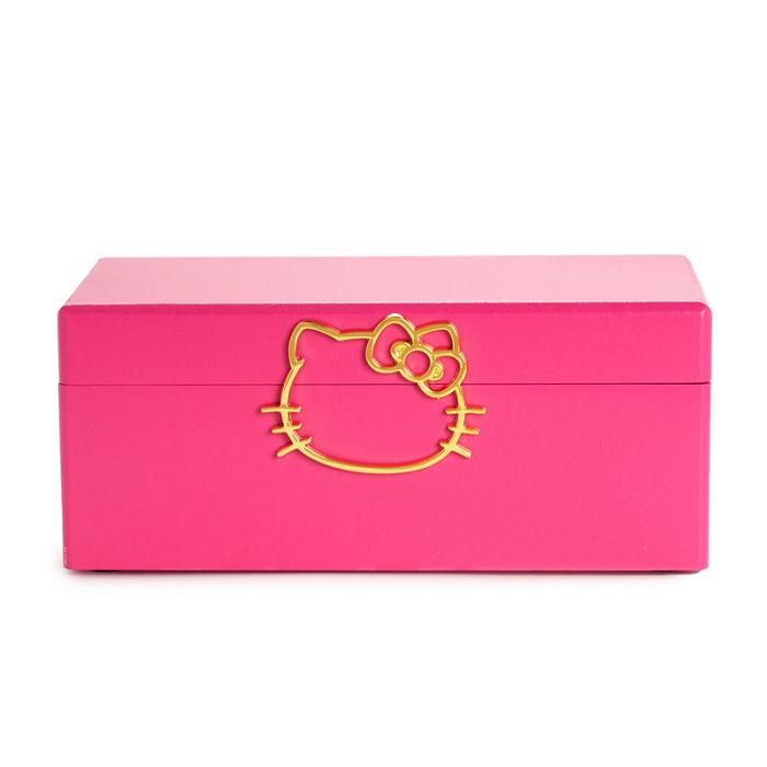 Hello Kitty Hello Kitty Pink Lacquered Jewelry Box Organizer Różowe | PL_HK19954