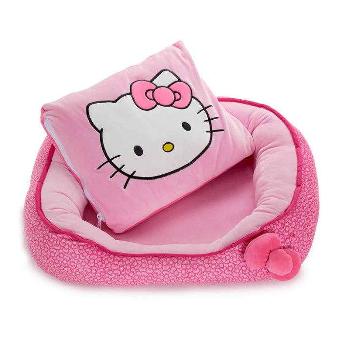 Hello Kitty Hello Kitty Pink Pet Bolster Bed (Small) Różowe | PL_HK70972