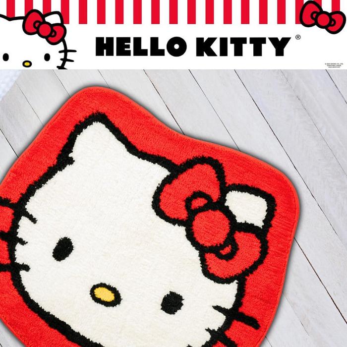 Hello Kitty Hello Kitty Plush Bathroom Mat Czerwone | PL_HK16292