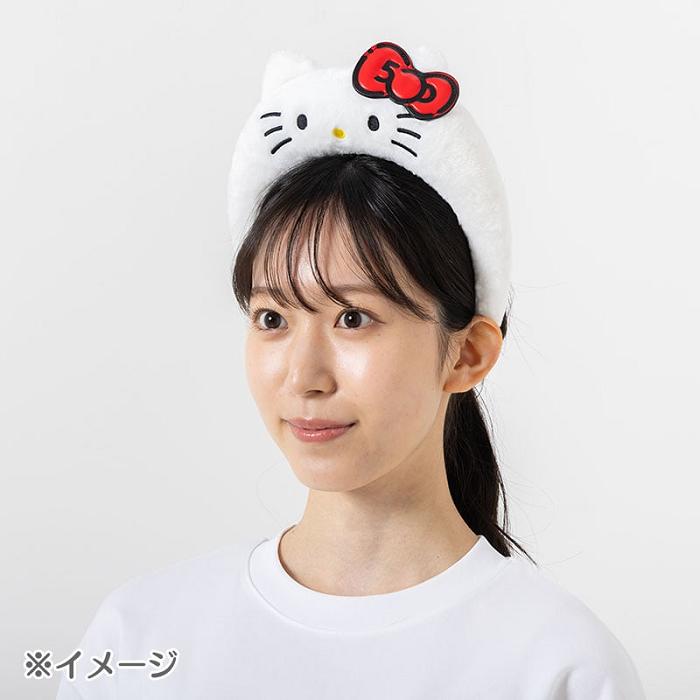 Hello Kitty Hello Kitty Plush Headband (Hello, Everyone! Series) Białe | PL_HK30154