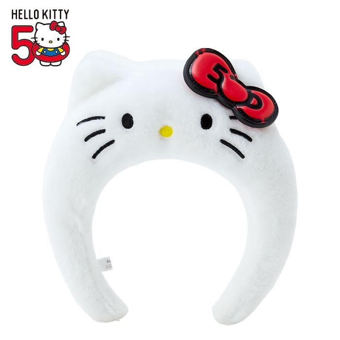 Hello Kitty Hello Kitty Plush Headband (Hello, Everyone! Series) Białe | PL_HK30154