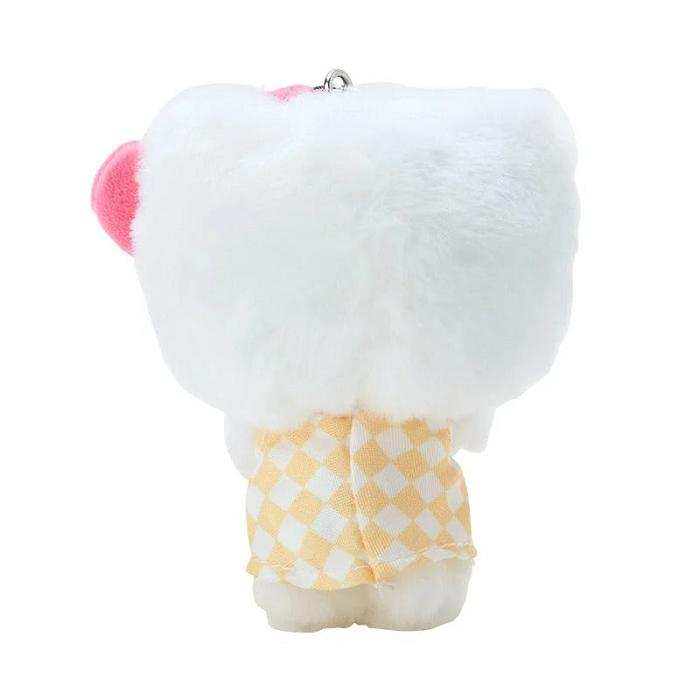 Hello Kitty Hello Kitty Plush Mascot Keychain (Pastel Check Series) Różowe | PL_HK89328