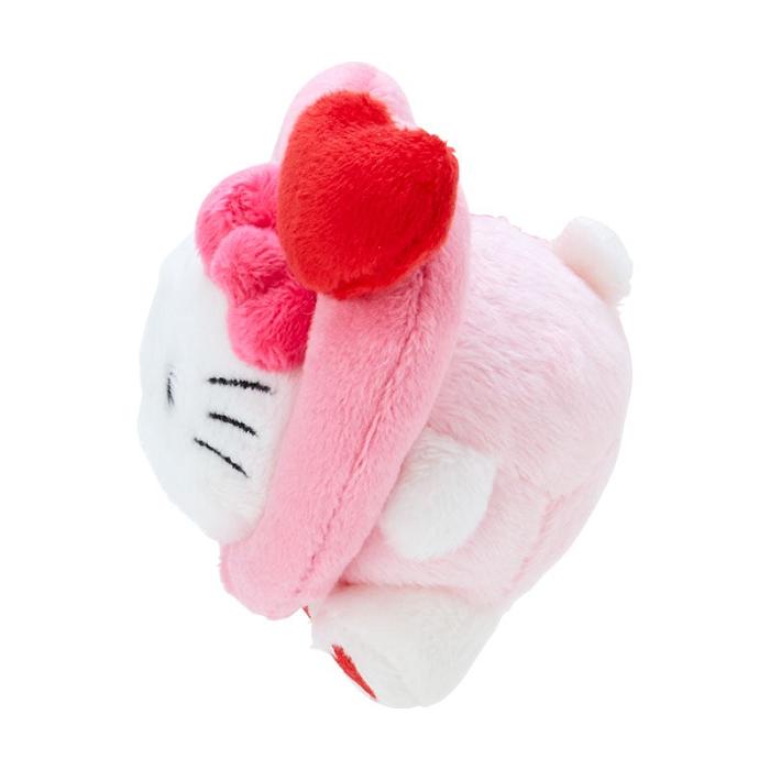 Hello Kitty Hello Kitty Plush Mascot Keychain (Big Heart Series) Różowe | PL_HK38162