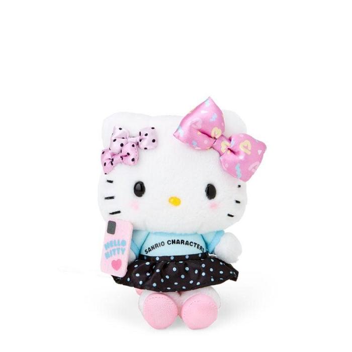 Hello Kitty Hello Kitty Plush Mascot Keychain (Day at the Funfair Series) Różowe Czarne | PL_HK12721