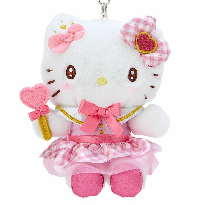 Hello Kitty Hello Kitty Plush Mascot Keychain (Love You More Series) Różowe Białe | PL_HK24866