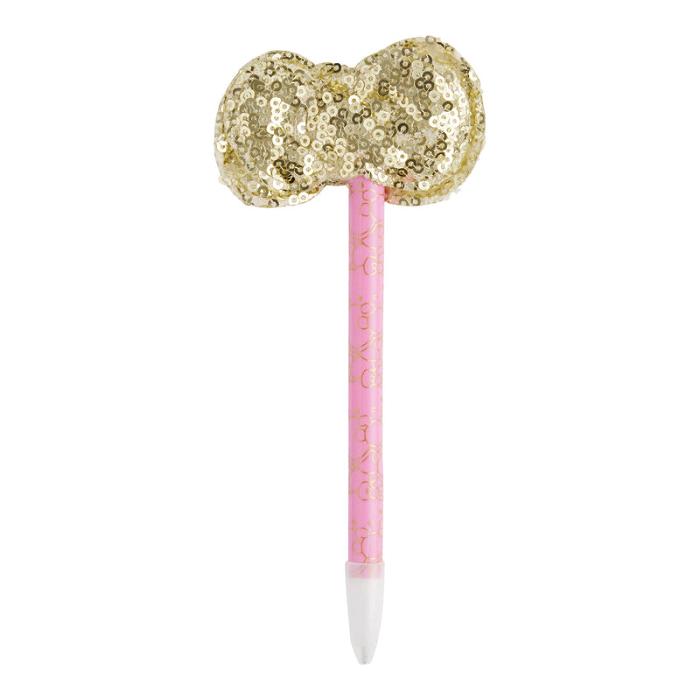 Hello Kitty Hello Kitty Sequined Bow Pen Różowe | PL_HK47543