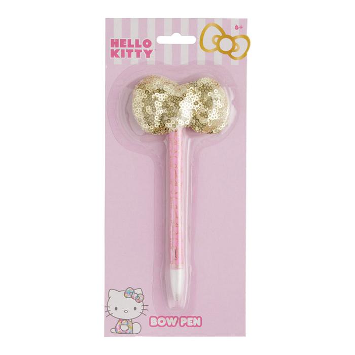 Hello Kitty Hello Kitty Sequined Bow Pen Różowe | PL_HK47543