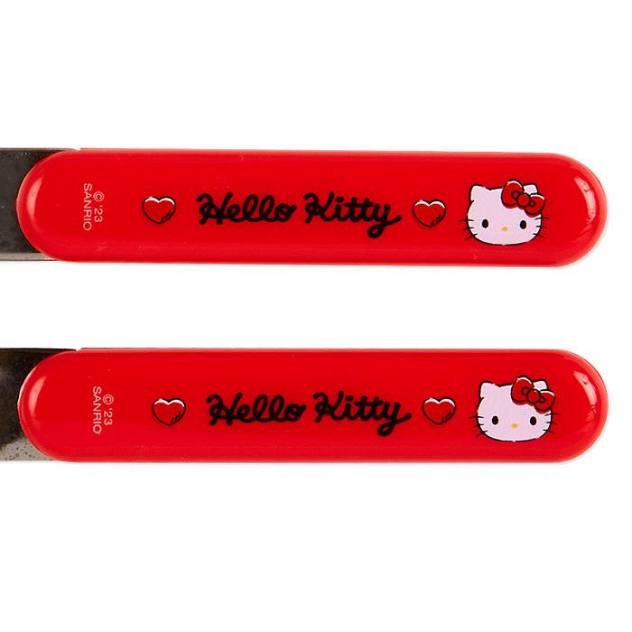 Hello Kitty Hello Kitty Smiles Utensil Set Trio Czerwone | PL_HK60888