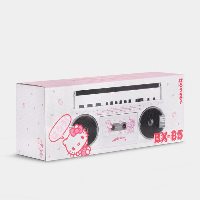 Hello Kitty Hello Kitty Strawberry Kawaii BX-85 Bluetooth Cassette Player Boombox Różowe | PL_HK53983