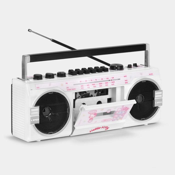 Hello Kitty Hello Kitty Strawberry Kawaii BX-85 Bluetooth Cassette Player Boombox Różowe | PL_HK53983