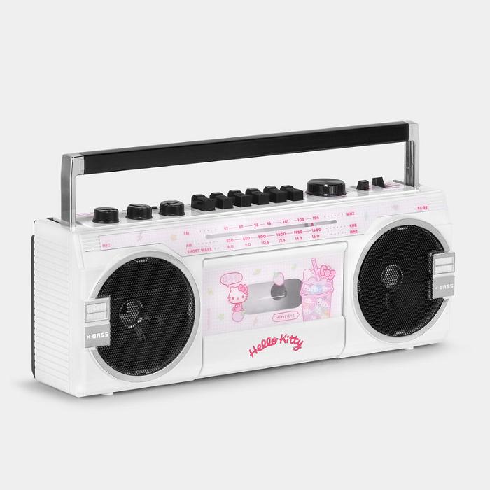 Hello Kitty Hello Kitty Strawberry Kawaii BX-85 Bluetooth Cassette Player Boombox Różowe | PL_HK53983