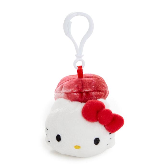 Hello Kitty Hello Kitty Sushi Mascot Clip (Tuna) Białe Czerwone | PL_HK68686