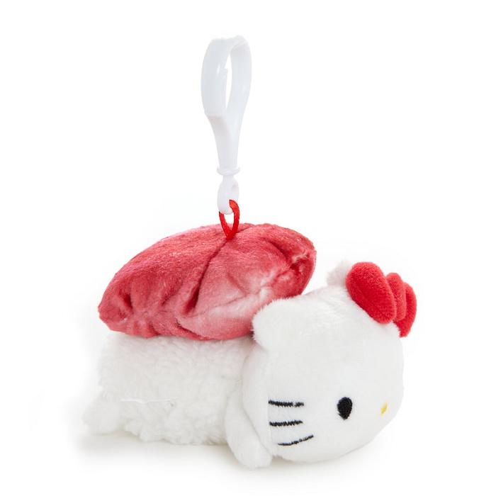 Hello Kitty Hello Kitty Sushi Mascot Clip (Tuna) Białe Czerwone | PL_HK68686