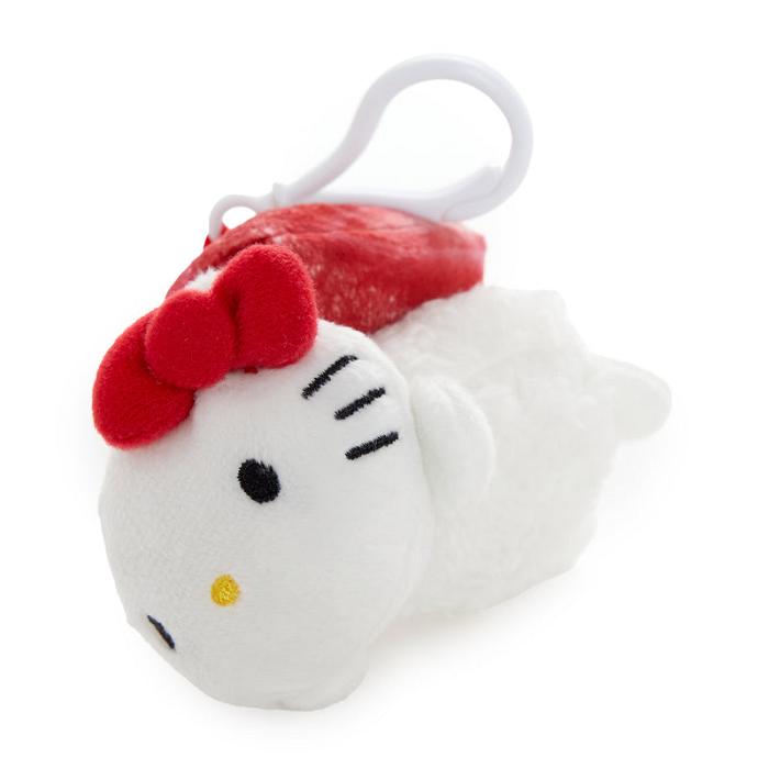 Hello Kitty Hello Kitty Sushi Mascot Clip (Tuna) Białe Czerwone | PL_HK68686