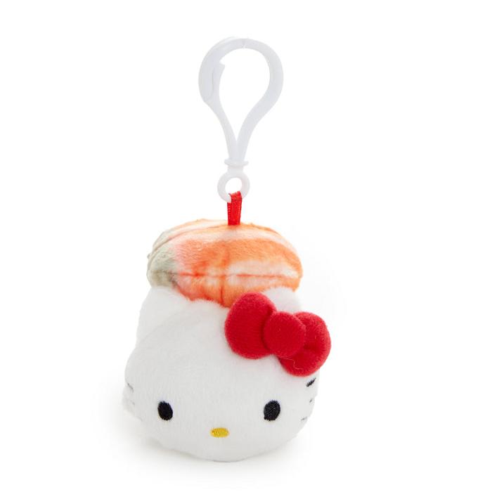 Hello Kitty Hello Kitty Sushi Mascot Clip (Salmon) Białe Czerwone | PL_HK13997