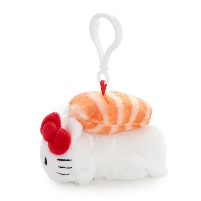 Hello Kitty Hello Kitty Sushi Mascot Clip (Salmon) Białe Czerwone | PL_HK13997