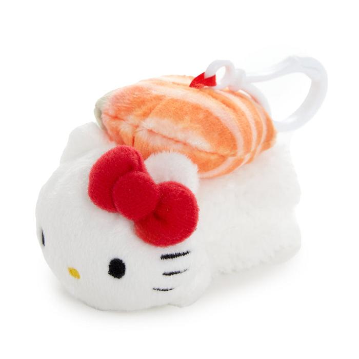 Hello Kitty Hello Kitty Sushi Mascot Clip (Salmon) Białe Czerwone | PL_HK13997