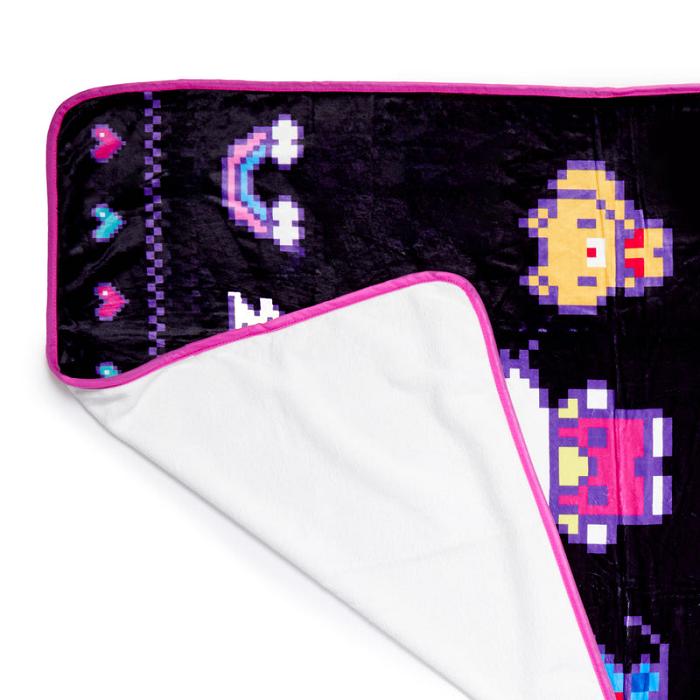 Hello Kitty Hello Kitty Throw Blanket (Retro Pixel Series) Czarne | PL_HK95433