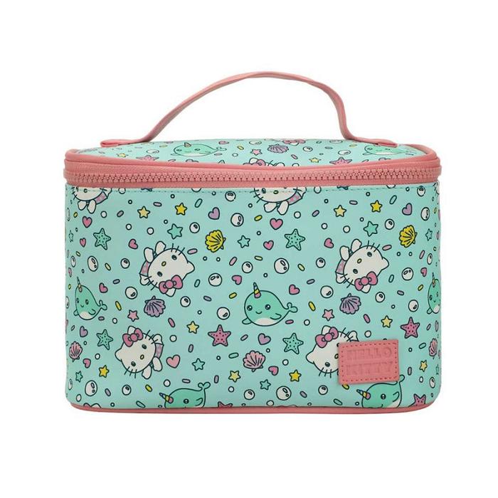 Hello Kitty Hello Kitty Under the Sea Travel Beauty Case Zielone | PL_HK26966