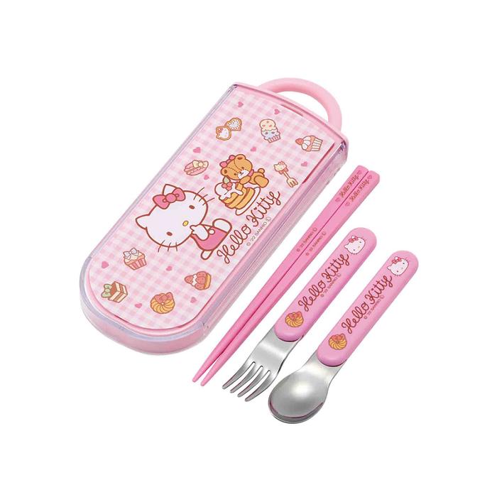 Hello Kitty Hello Kitty Utensil Set Trio Różowe | PL_HK80864